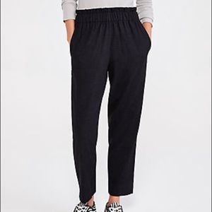 Ann Taylor Black Jogger Dress Pants